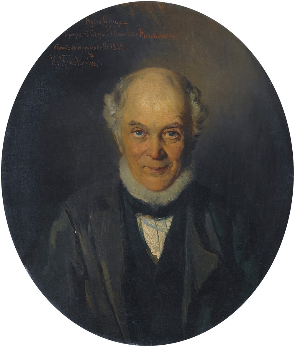 Portrait Of The Artist’s Father, Egor Ivanovich Makovsky