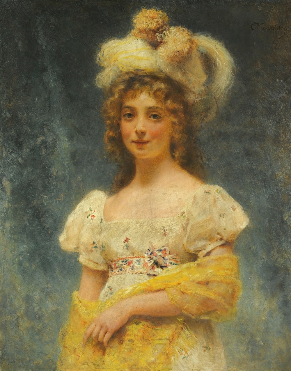 Yellow shawl