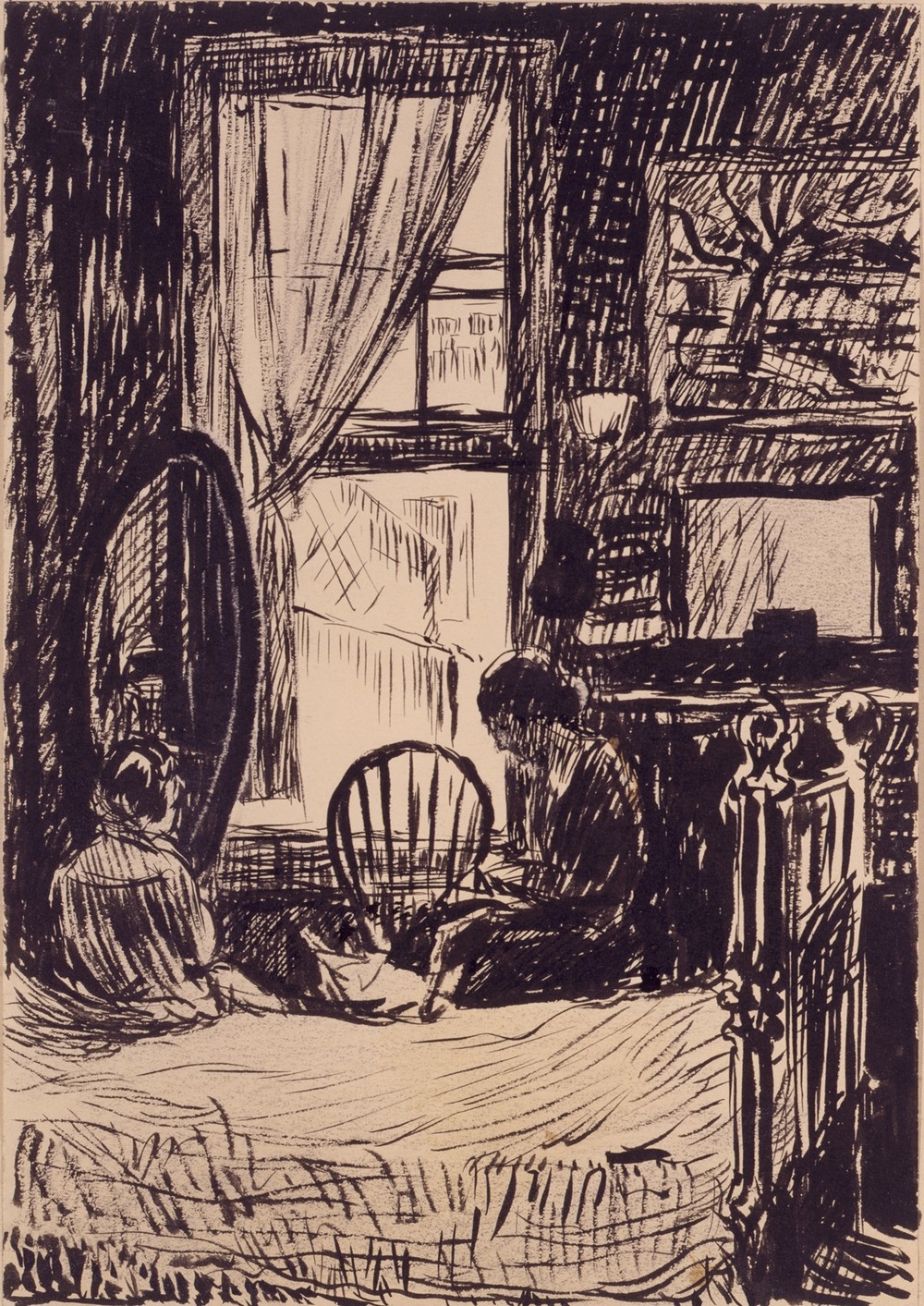 Figures before Window (ca. 1914-1918)