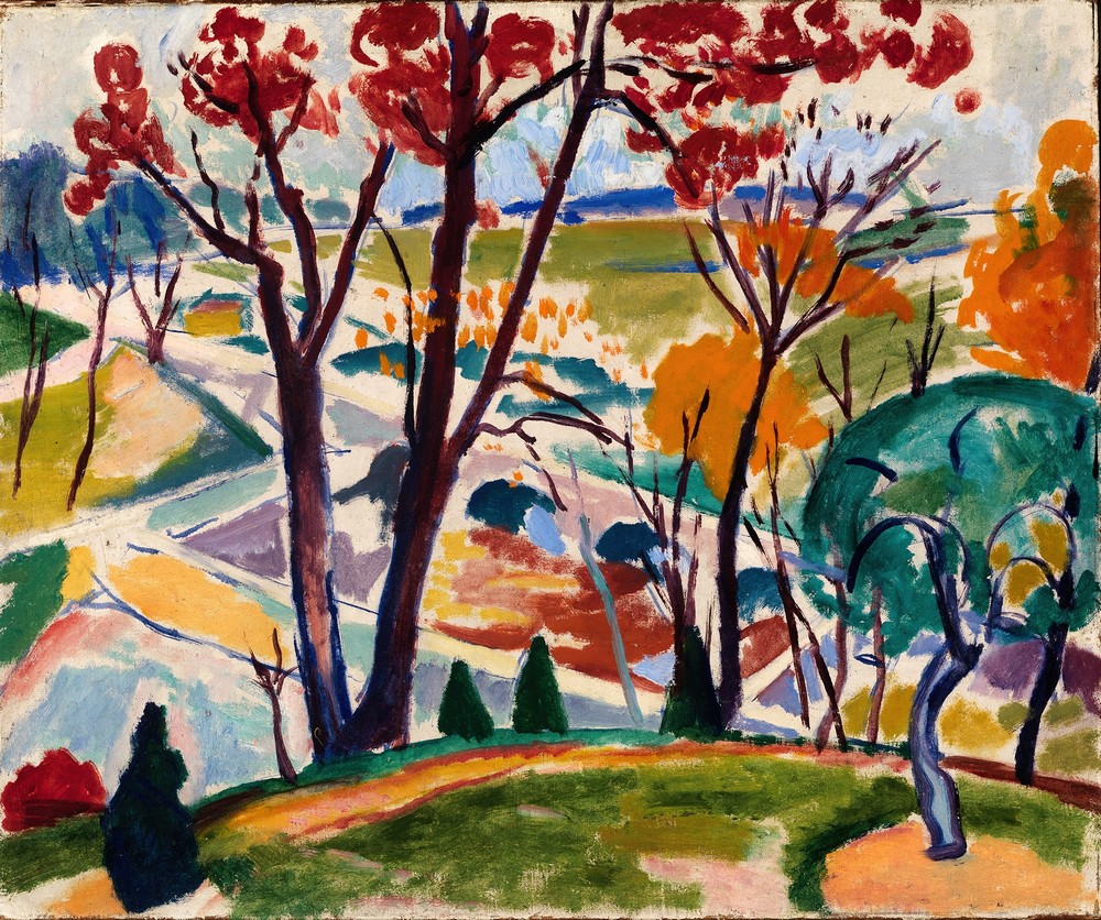 Landscape, Bridge, Huntingdon Valley (ca. 1915-1916)