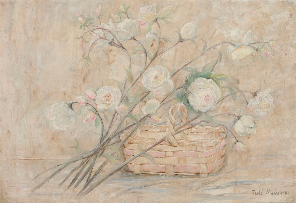 Rose with a basket