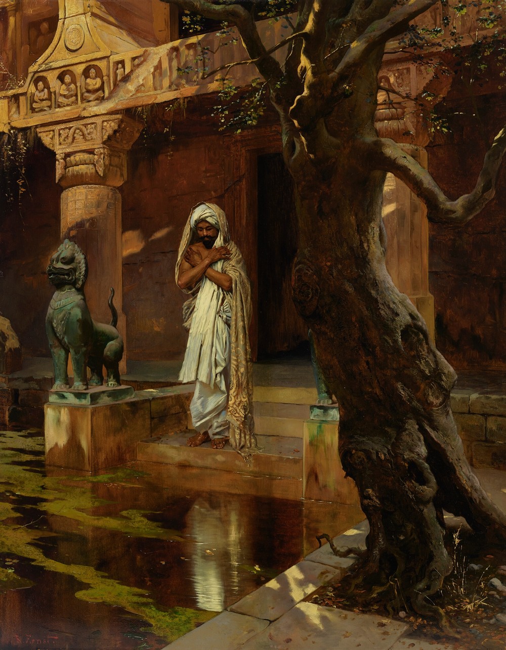 L’étang sacré (circa 1900)