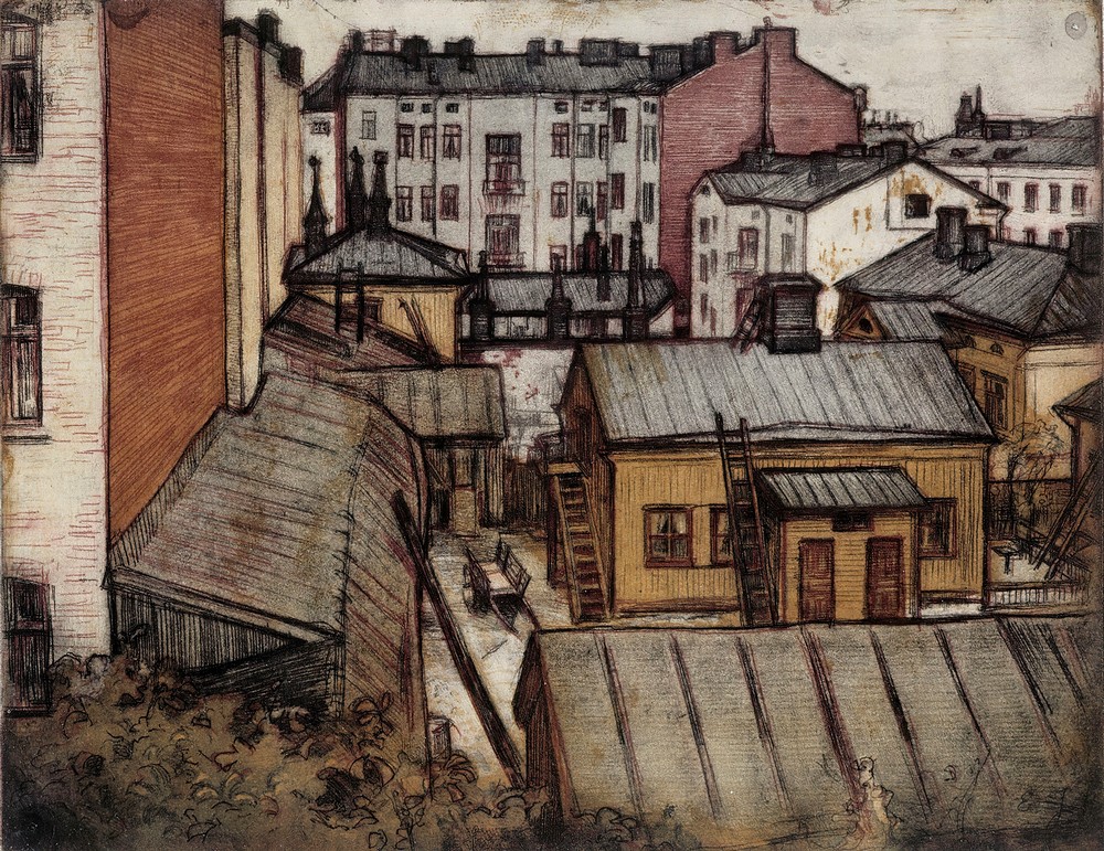 View from the Artist’s Bernhardinkatu Home