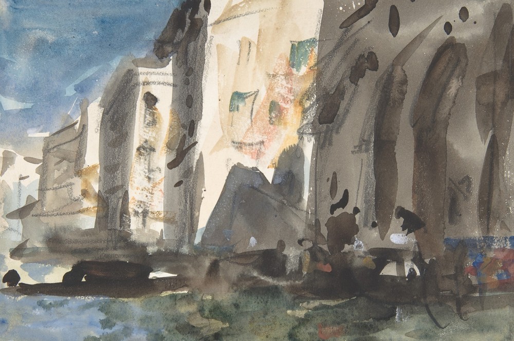 Bridge on the Grand Canal, Venice (19th century)