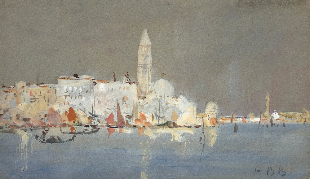 Venetian Capriccio with a Campanile