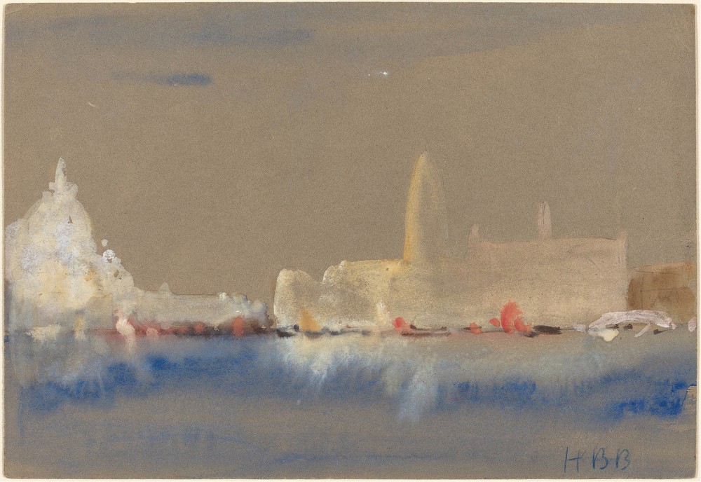 The Salute and the Palazzo Ducale from the Bacino di San Marco