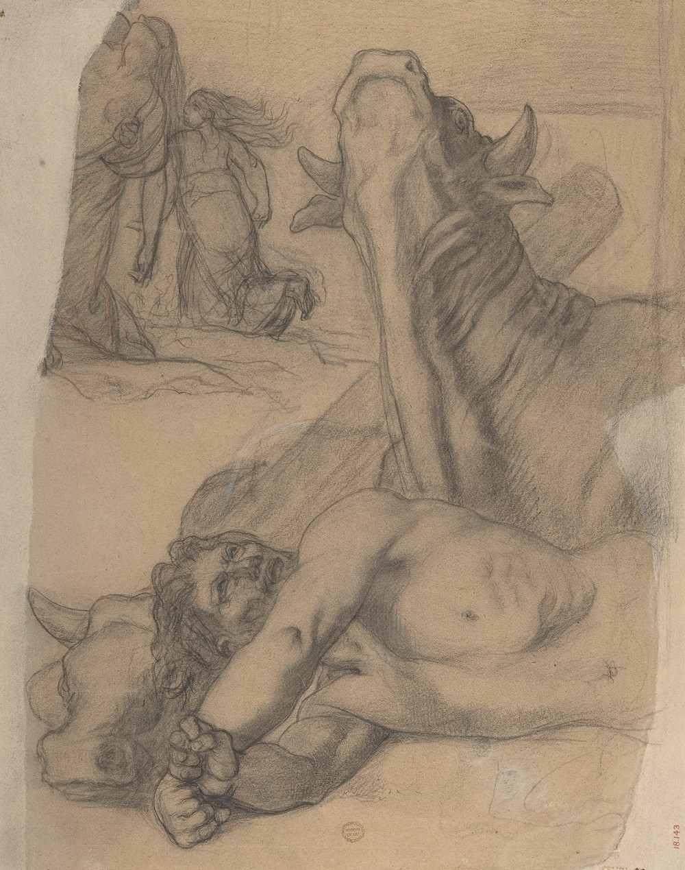 Sketch for War, painting in the Museum of Picardy at Amiens (ca. 1861)