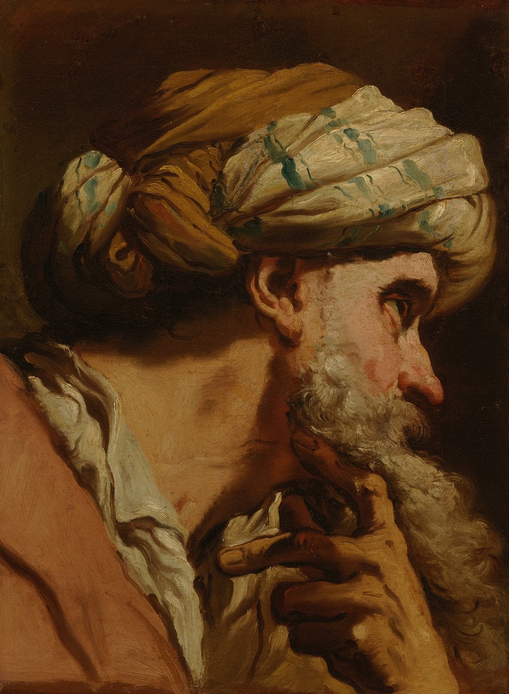 Head of a Man in Oriental Costume (circa 1775)