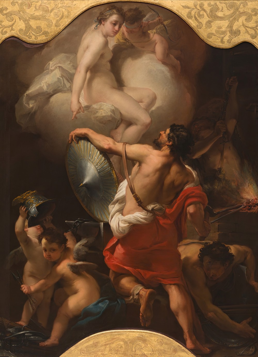Venus Ordering Armor for Aeneas at Vulcan’s Forge (ca. 1770-1775)