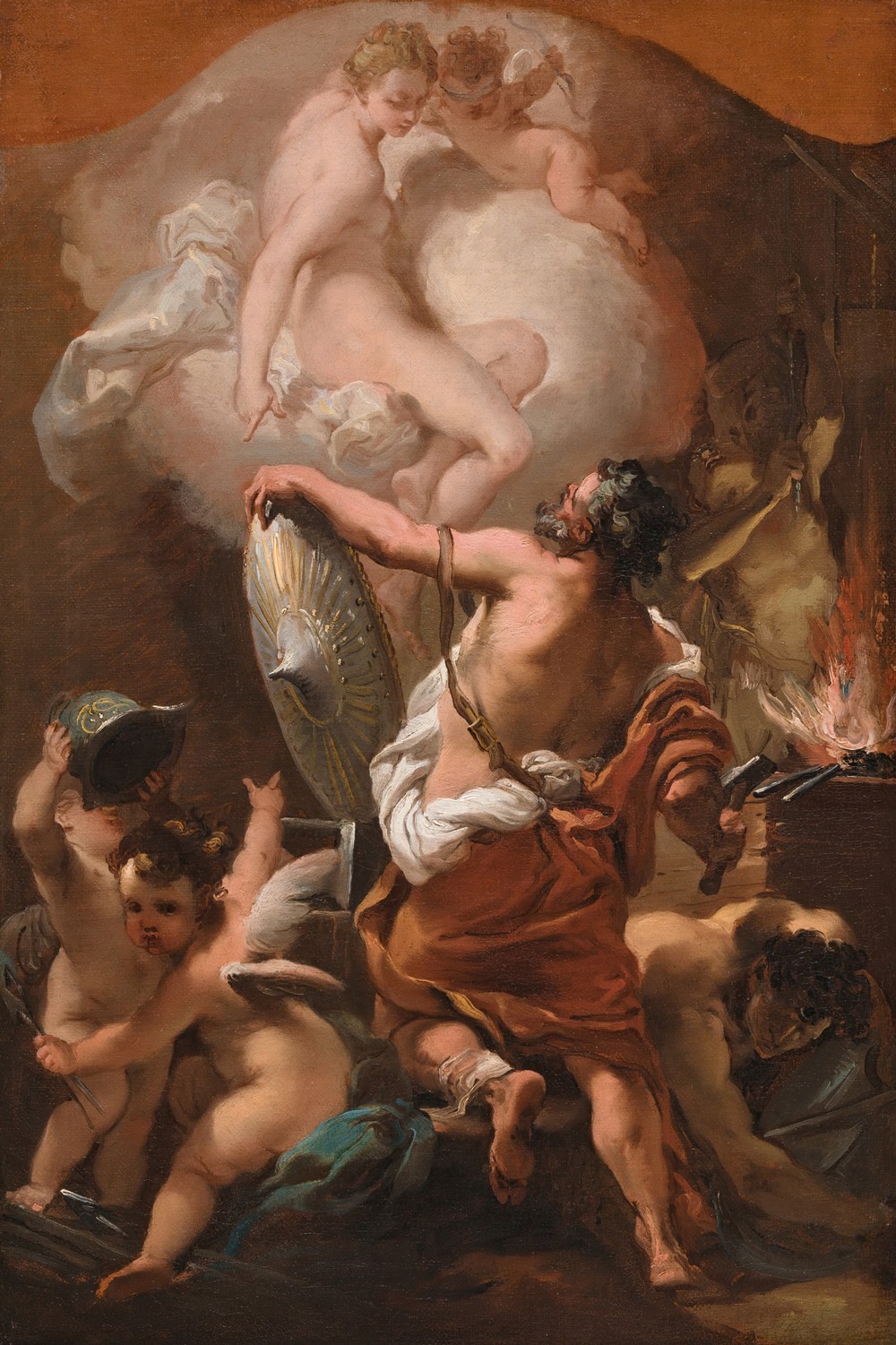 Venus Ordering Armor for Aeneas at Vulcan’s Forge (ca. 1775)