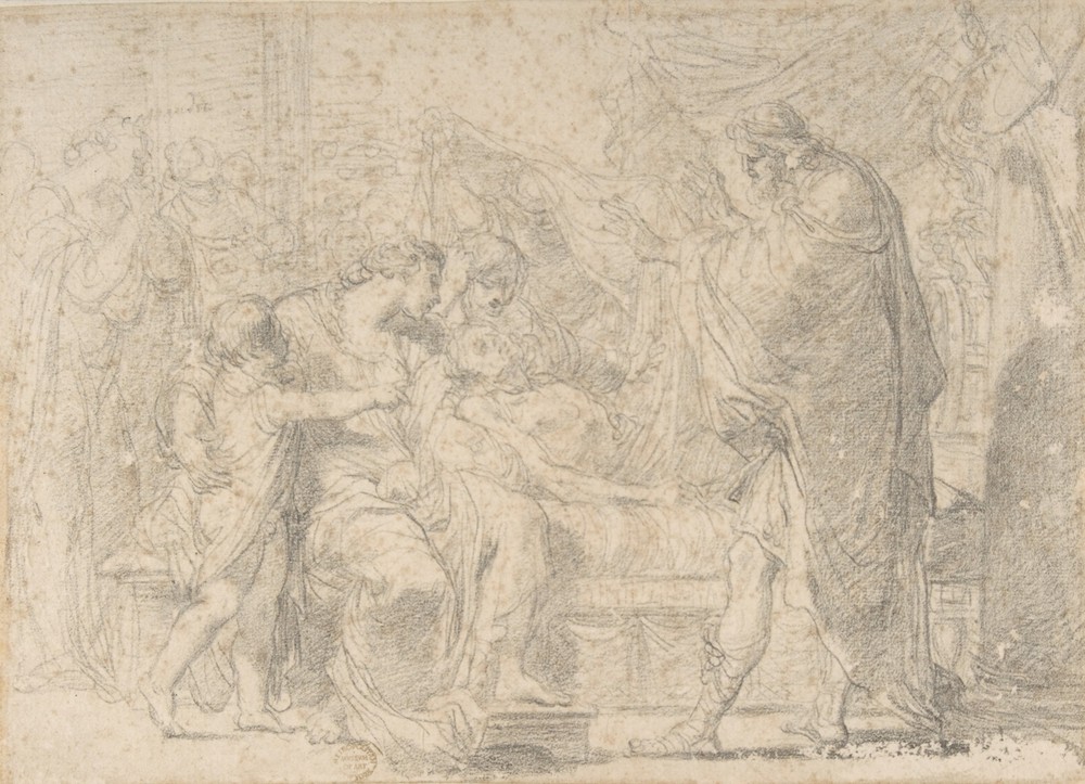 The Royal Family of Troy Mourning the Death of Hector