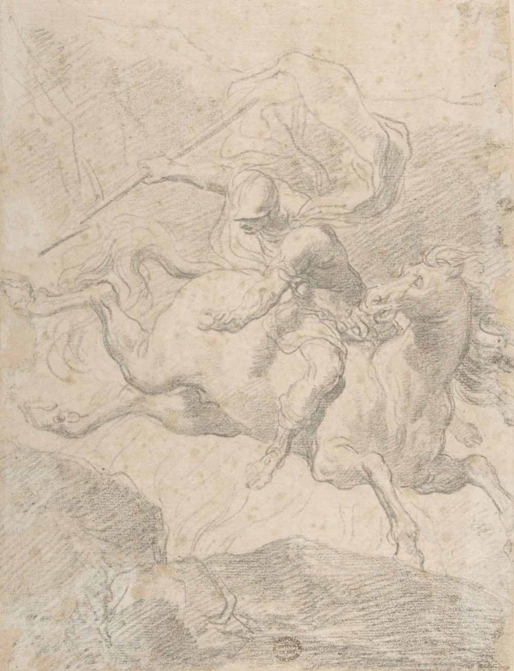 Marcus Curtius Leaping into the Chasm