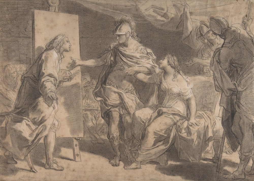 Alexander the Great Offering His Concubine Campaspe to the Painter Apelles (1793–97)