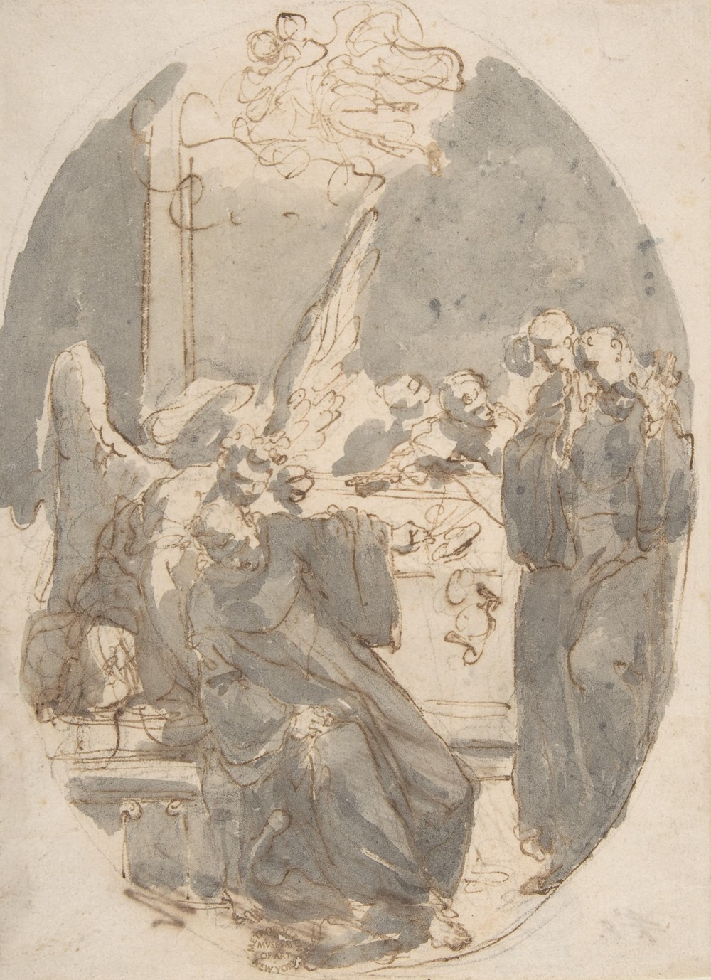 A Dying Ecclesiastic Supported by an Angel (1760–70)