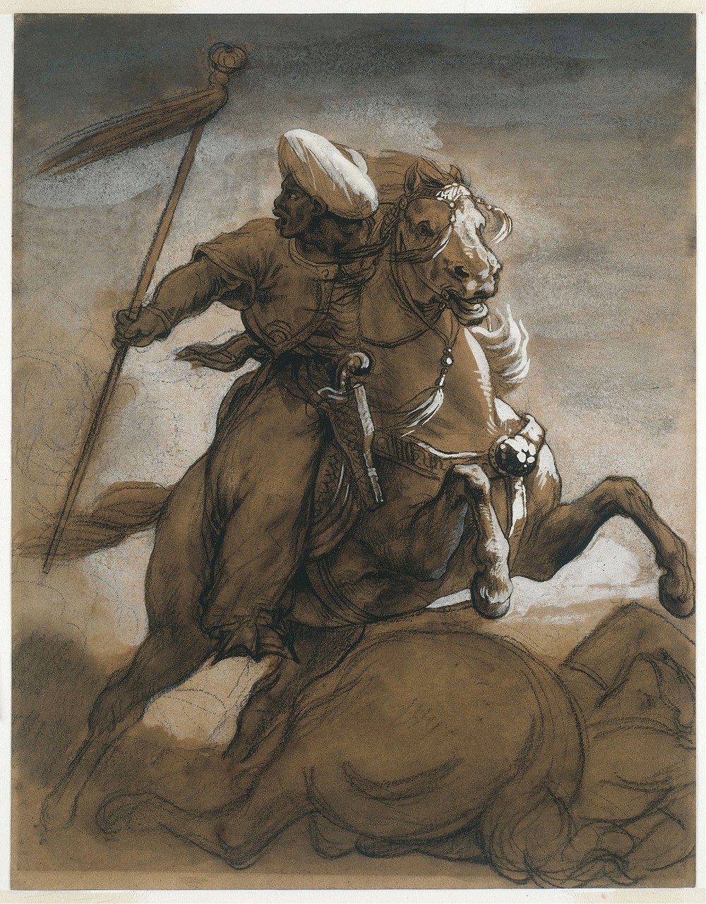 Turkish Cavalier in Combat