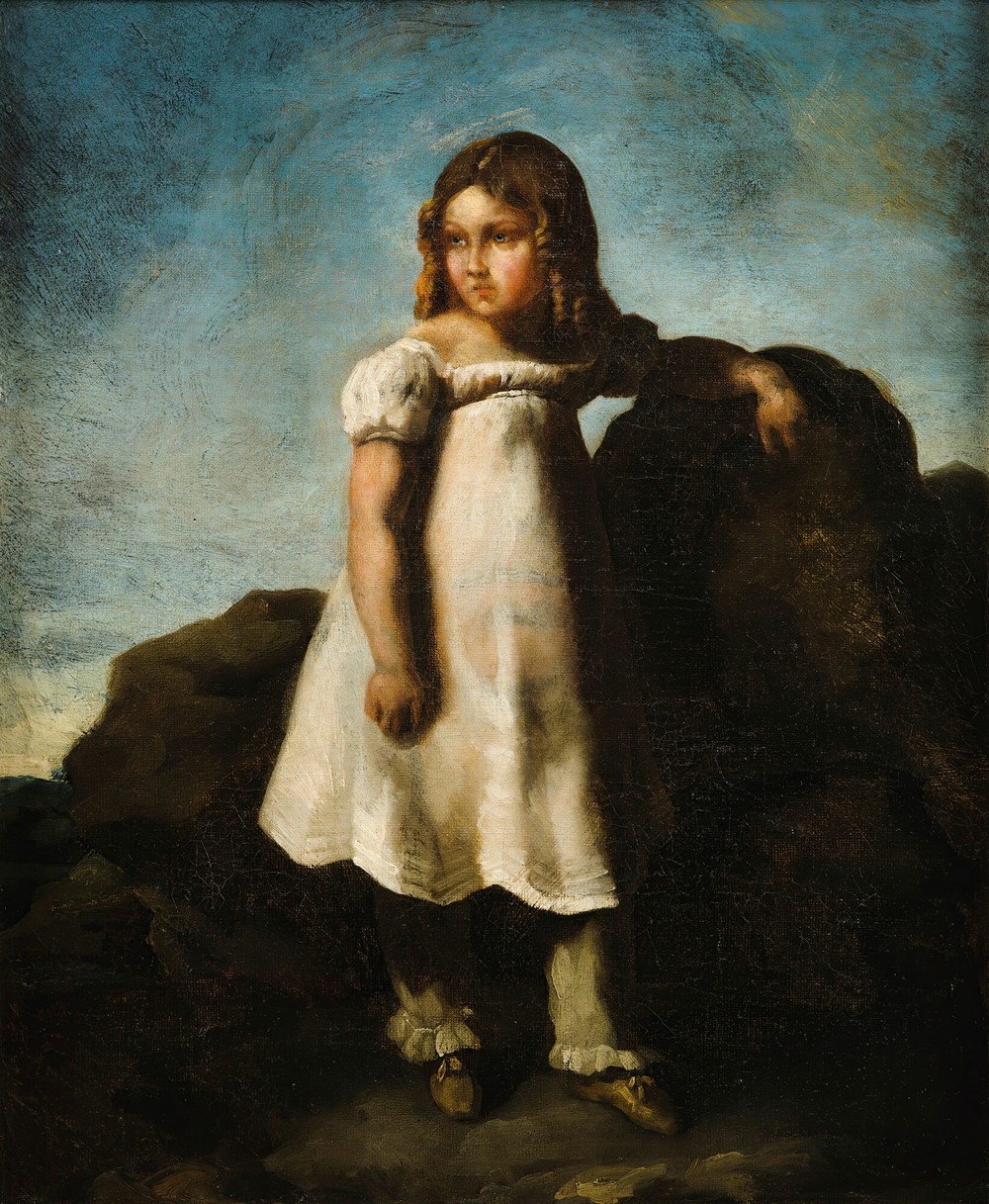 Elisabeth Dedreux As A Child In The Countryside