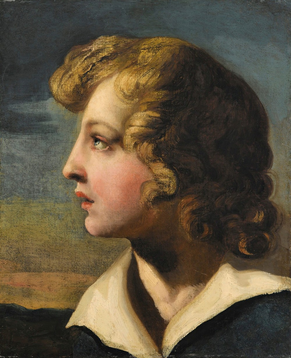 PORTRAIT DE JEUNE GARÇON DE PROFIL