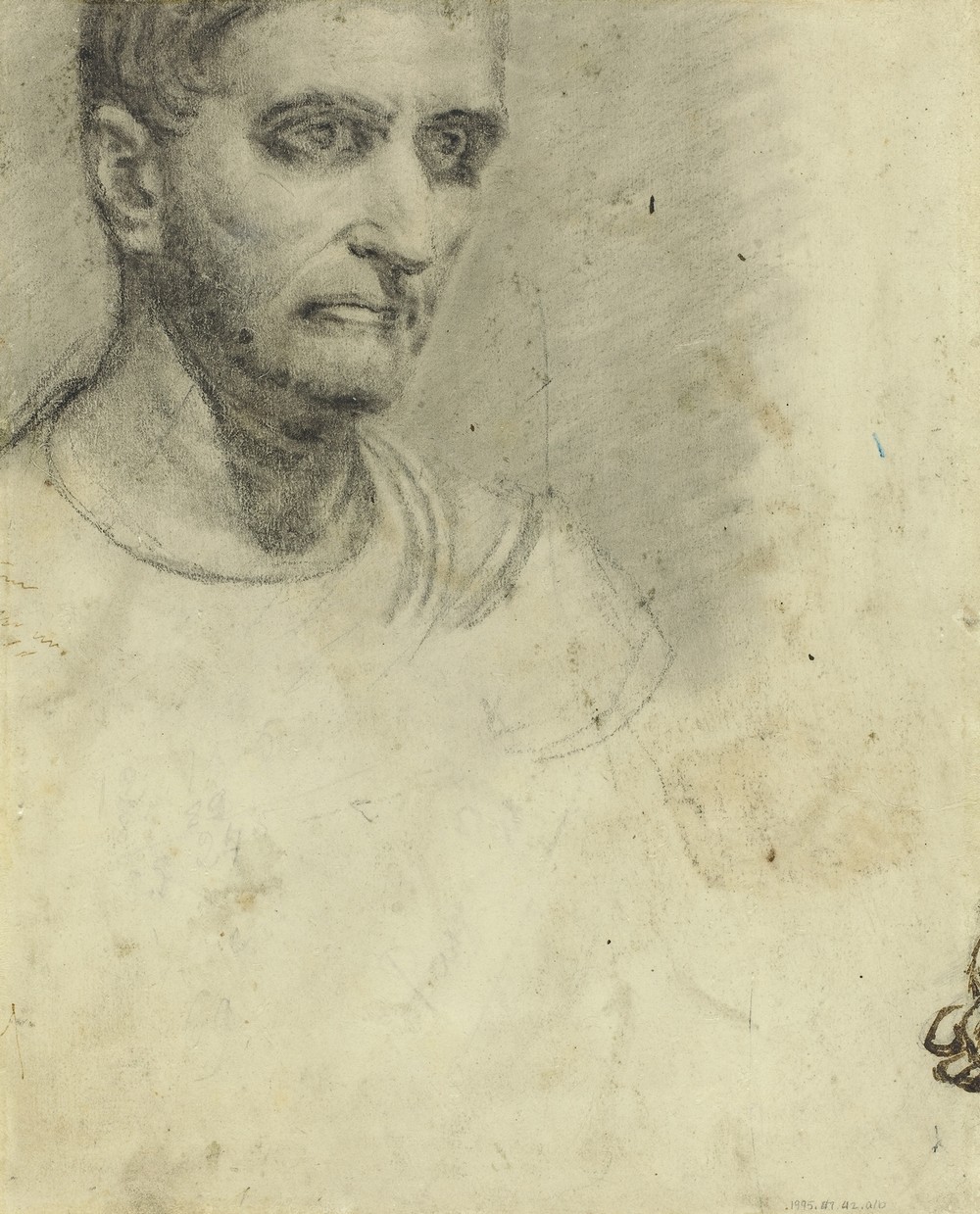 Study of a Man (verso)
