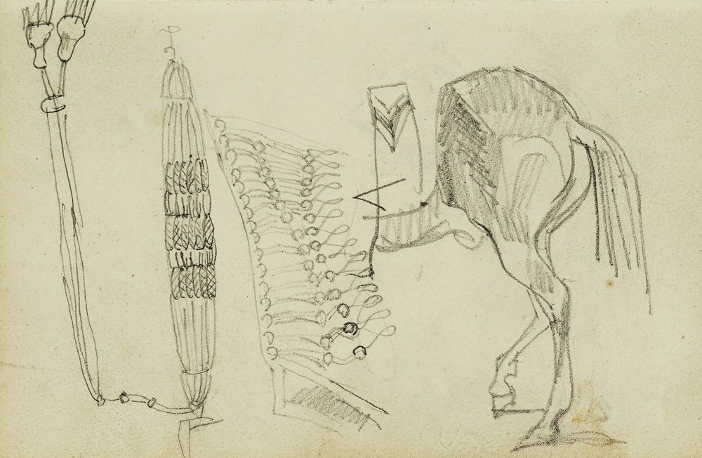 Horse Studies and Tassels