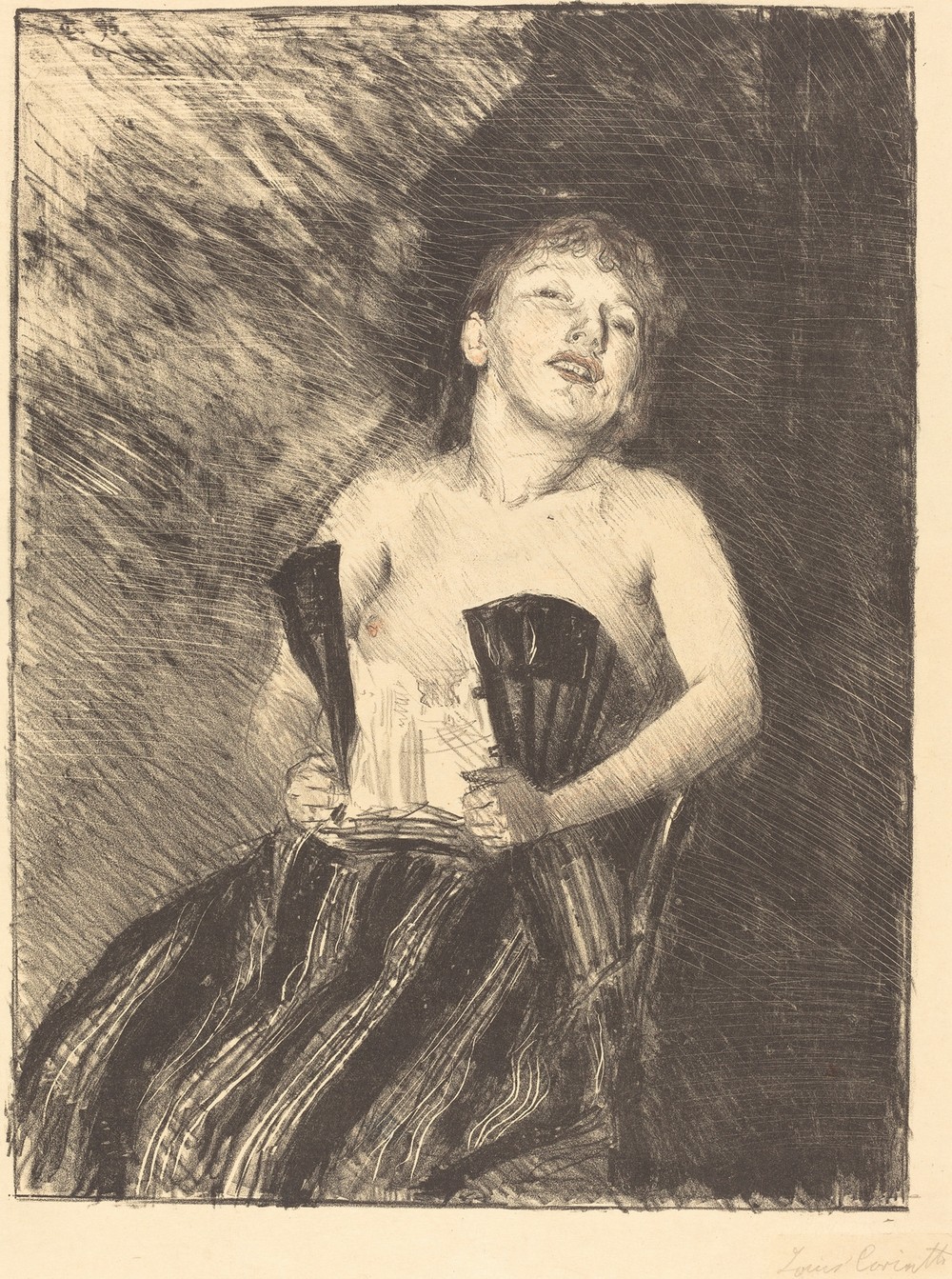 Girl in a Corset (Mädchen im Korsett)